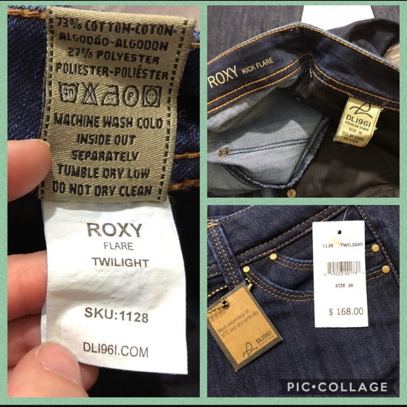 Roxy Flare Jean size 26 new with tags! - Picture 6 of 6